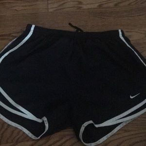 Nike black running shorts